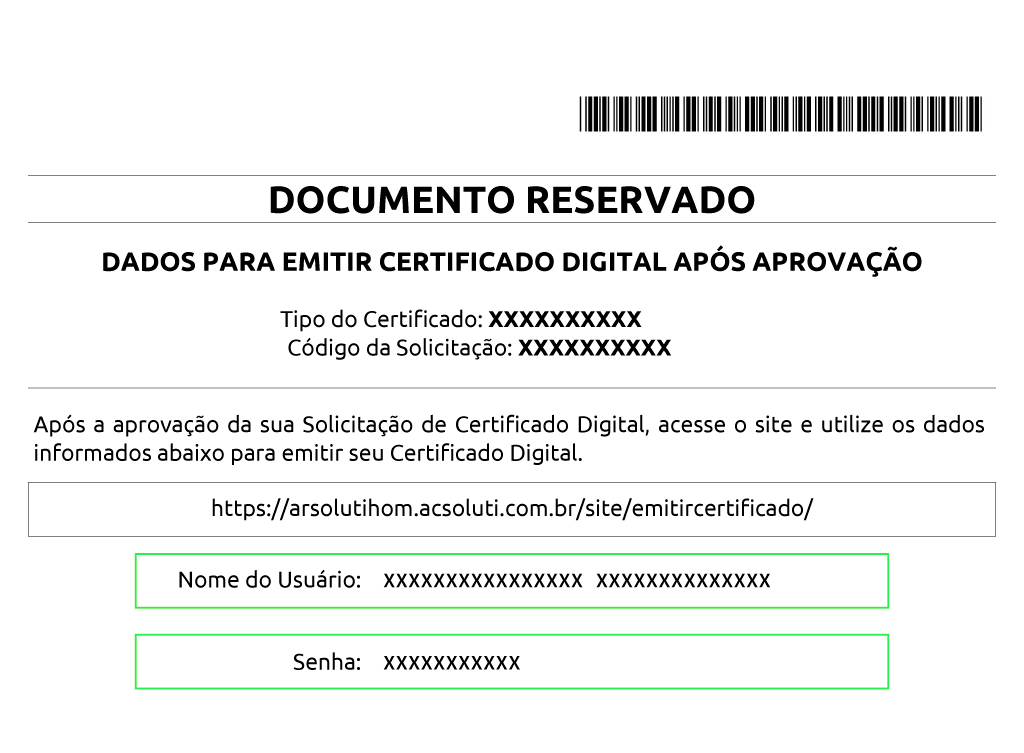 Certificado A1 - Soluti